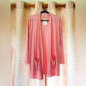 NWT Zenana Pink Cardigan